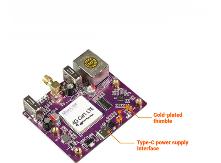 Orange Pi Zero 2W Development Board with Android OS Dedicated 4G LTE and USB Ethernet Expansion Module 4G CAT1 Plug and Play